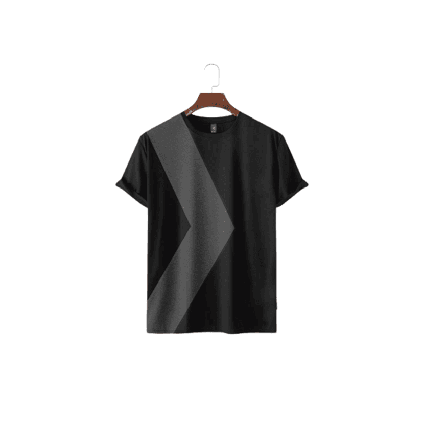 Fabrilife Mens Premium Designer Edition T Shirt - Black