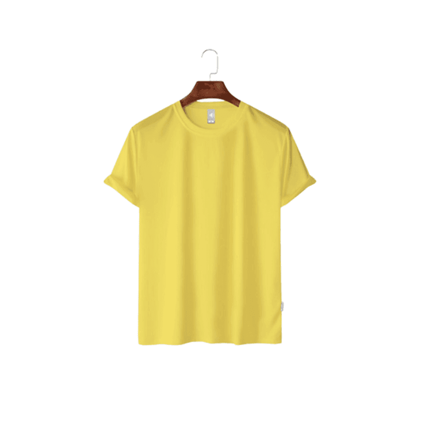 Mens Premium Blank T-shirt- Yellow