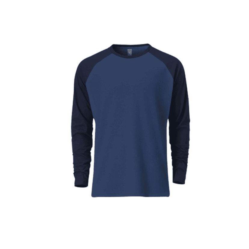 Premium Full Sleeve Raglan T-Shirt - Deep Blue