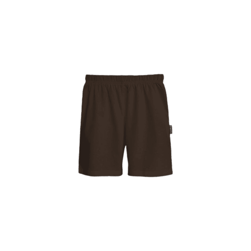 Kids Premium Cotton Shorts - Chocolate
