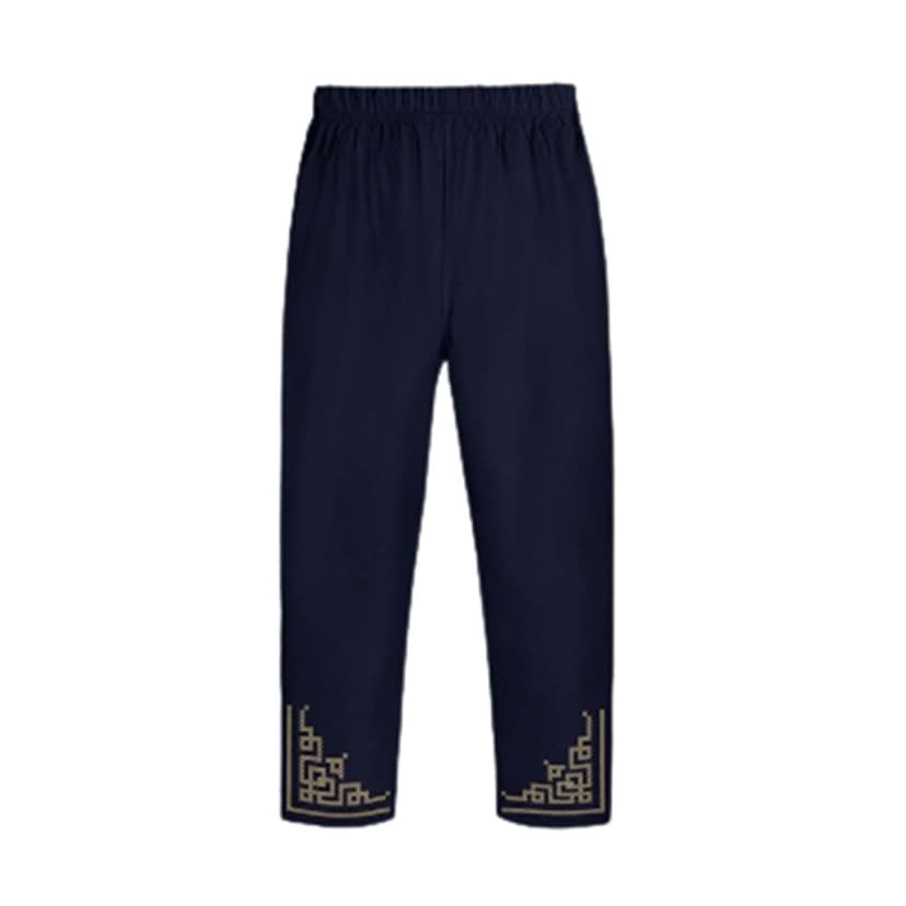 Premium Girls Trouser - Blue Gold