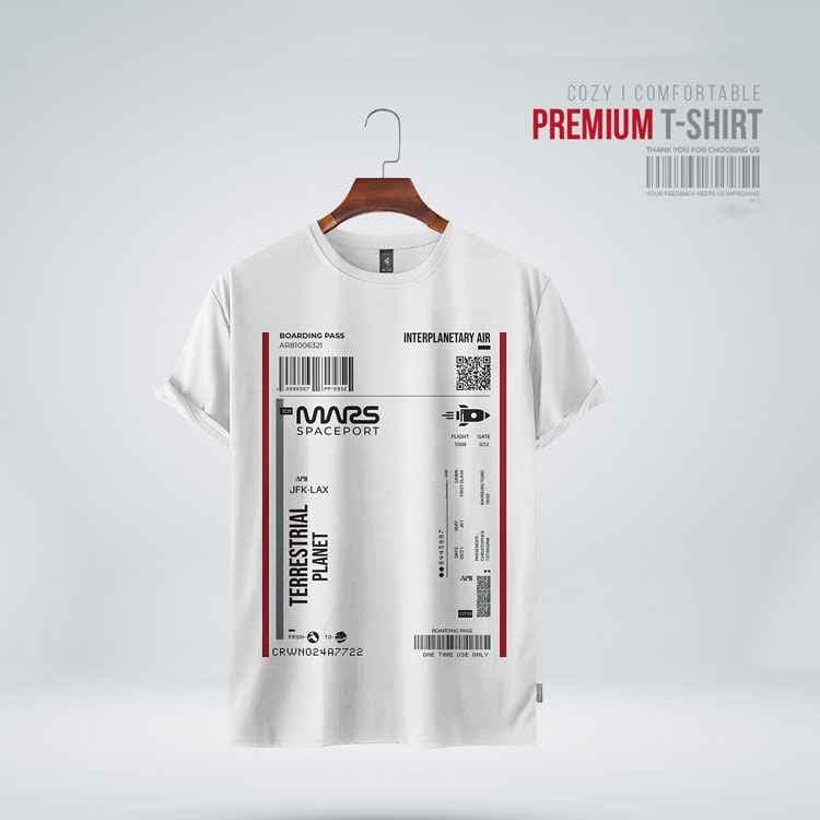 Fabrilife Mens Premium T-shirt - Boarding pass