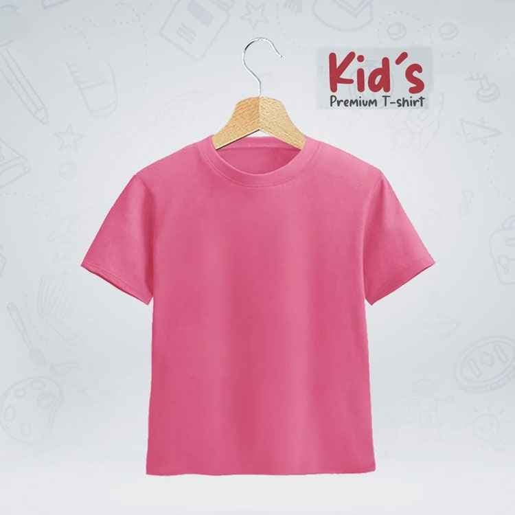 Kids Premium Blank T-shirt - Deep Pink