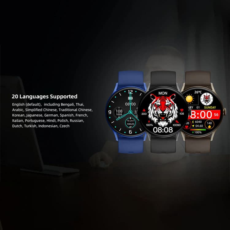Haylou SOLAR Plus Amoled Calling Smart Watch (LS16) - Brown